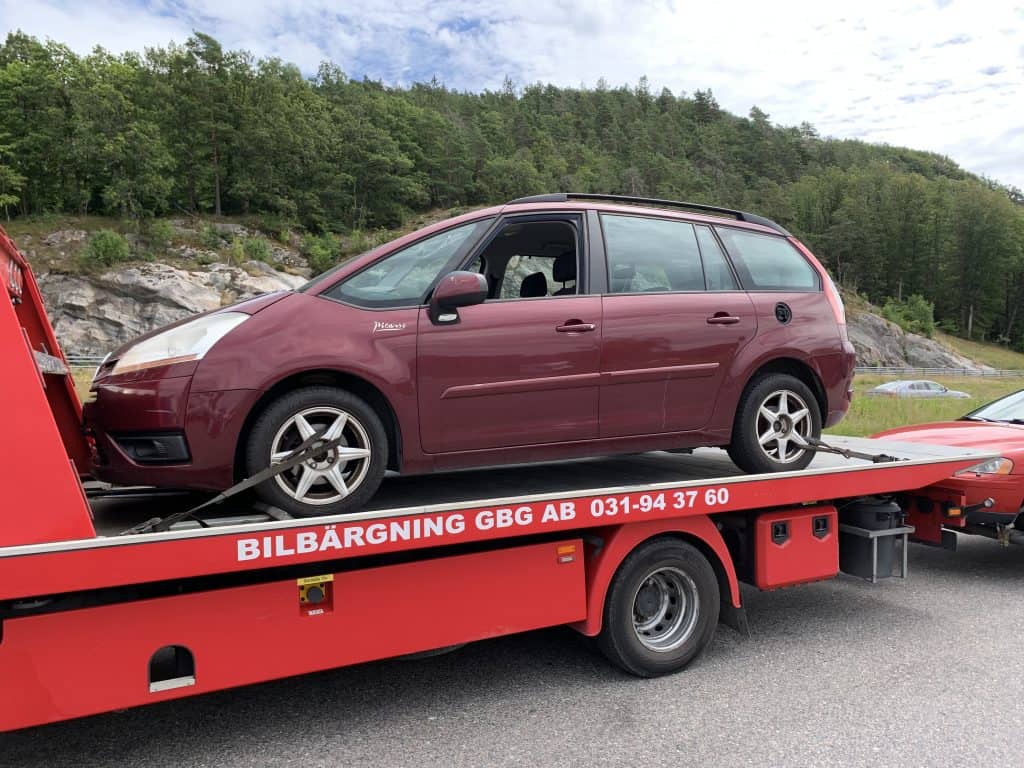 Bilskrot i Partille bistår med transport