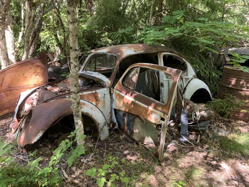 Dumpning av Volkswagen är ett dåligt alternativ till bilskrot i Partille